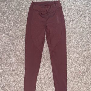 Maroon Gymshark Leggings
